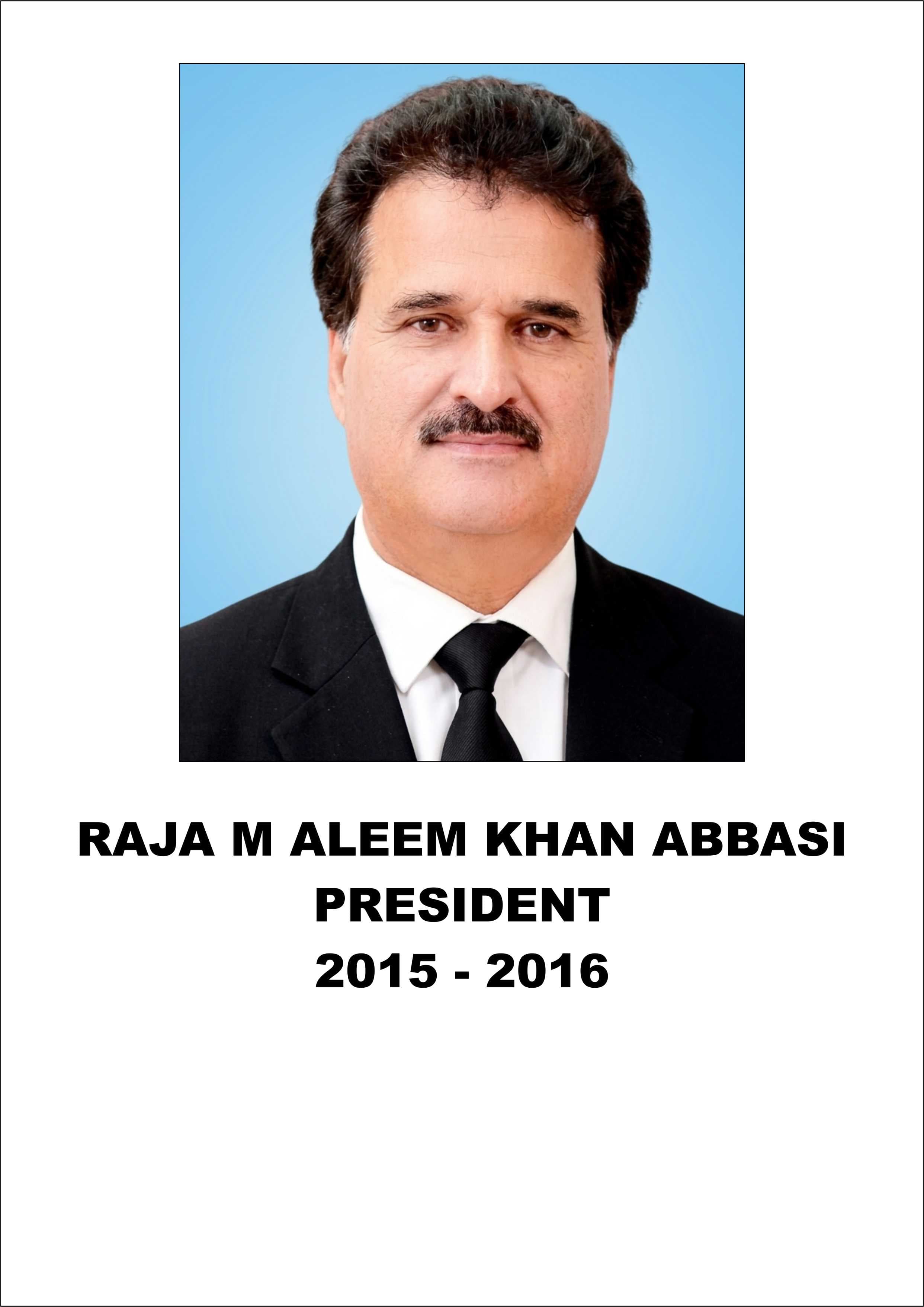 RAJA M ALEEM KHAN ABBASI