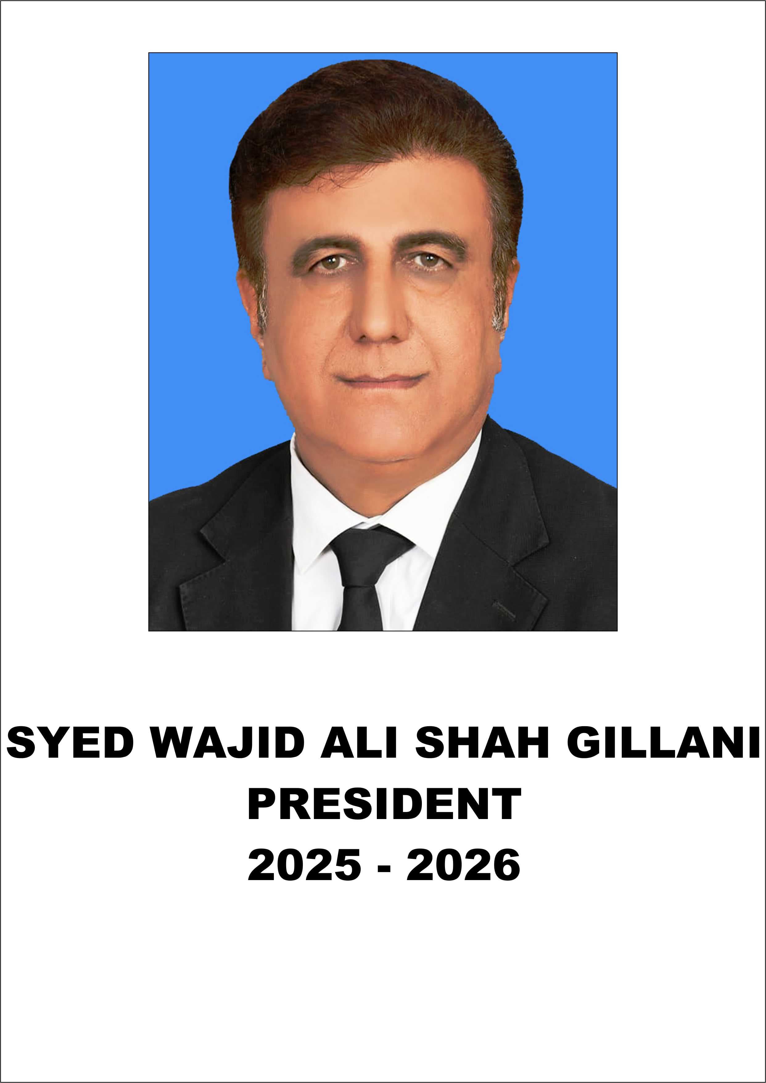 SYED WAJID ALI SHAH GILLANI