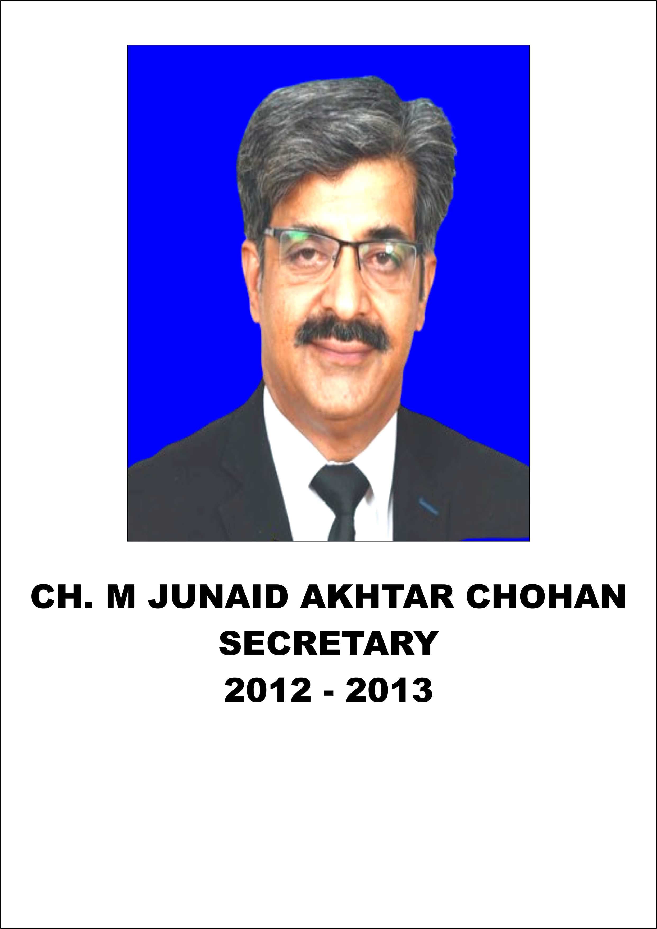 CH. M JUNAID AKHTAR CHOHAN