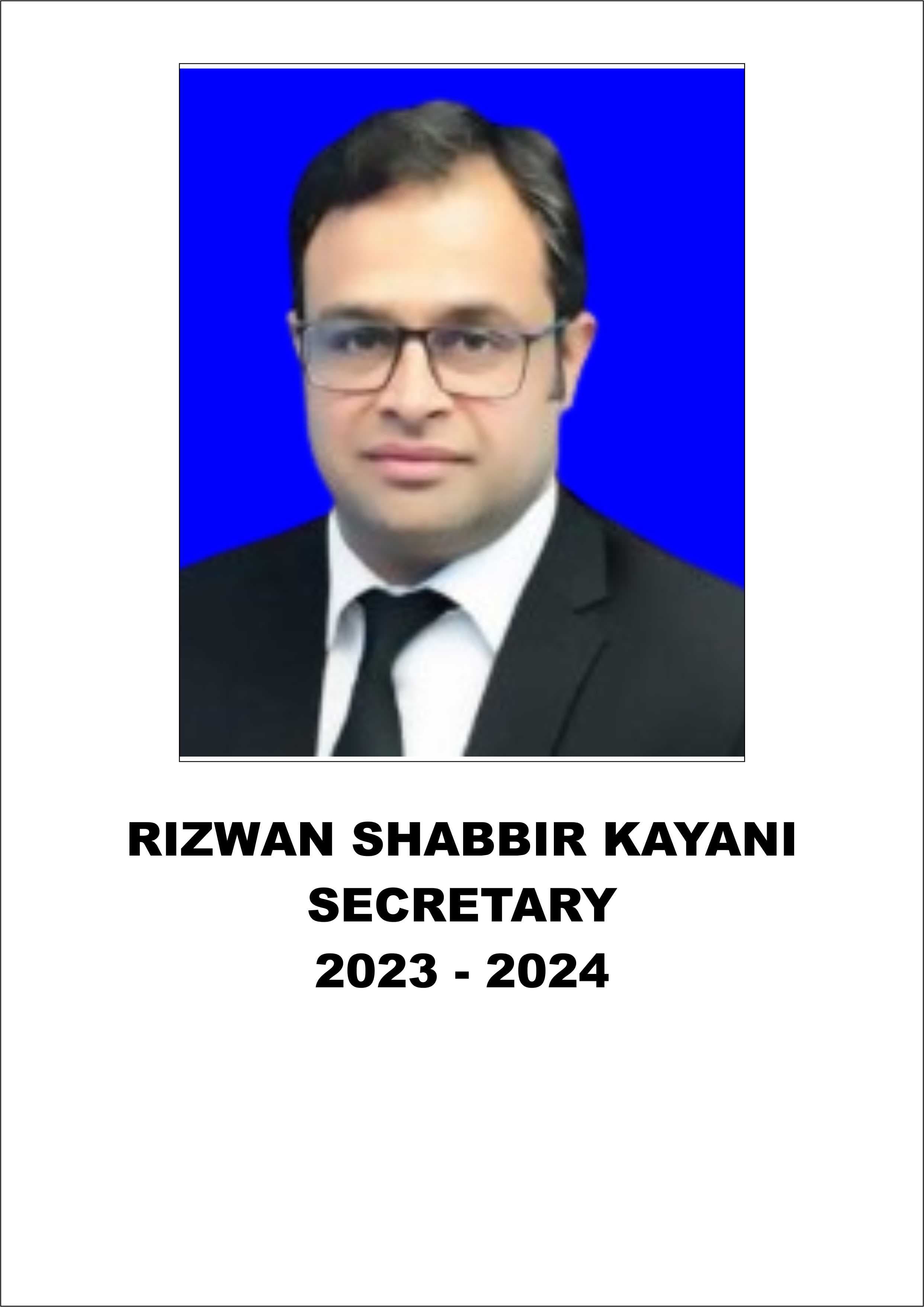 RIZWAN SHABBIR KAYANI