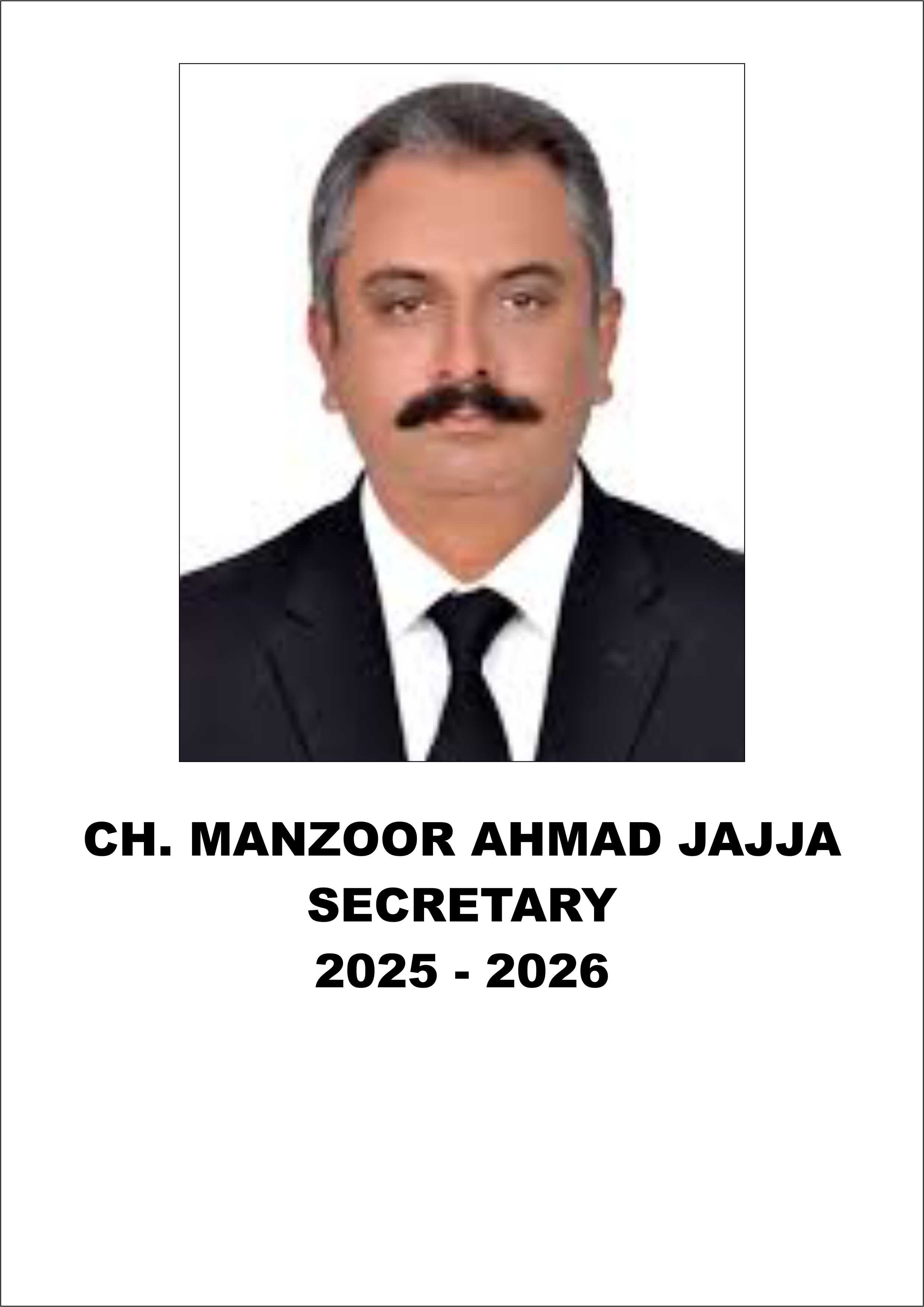 CH. MANZOOR AHMAD JAJJA